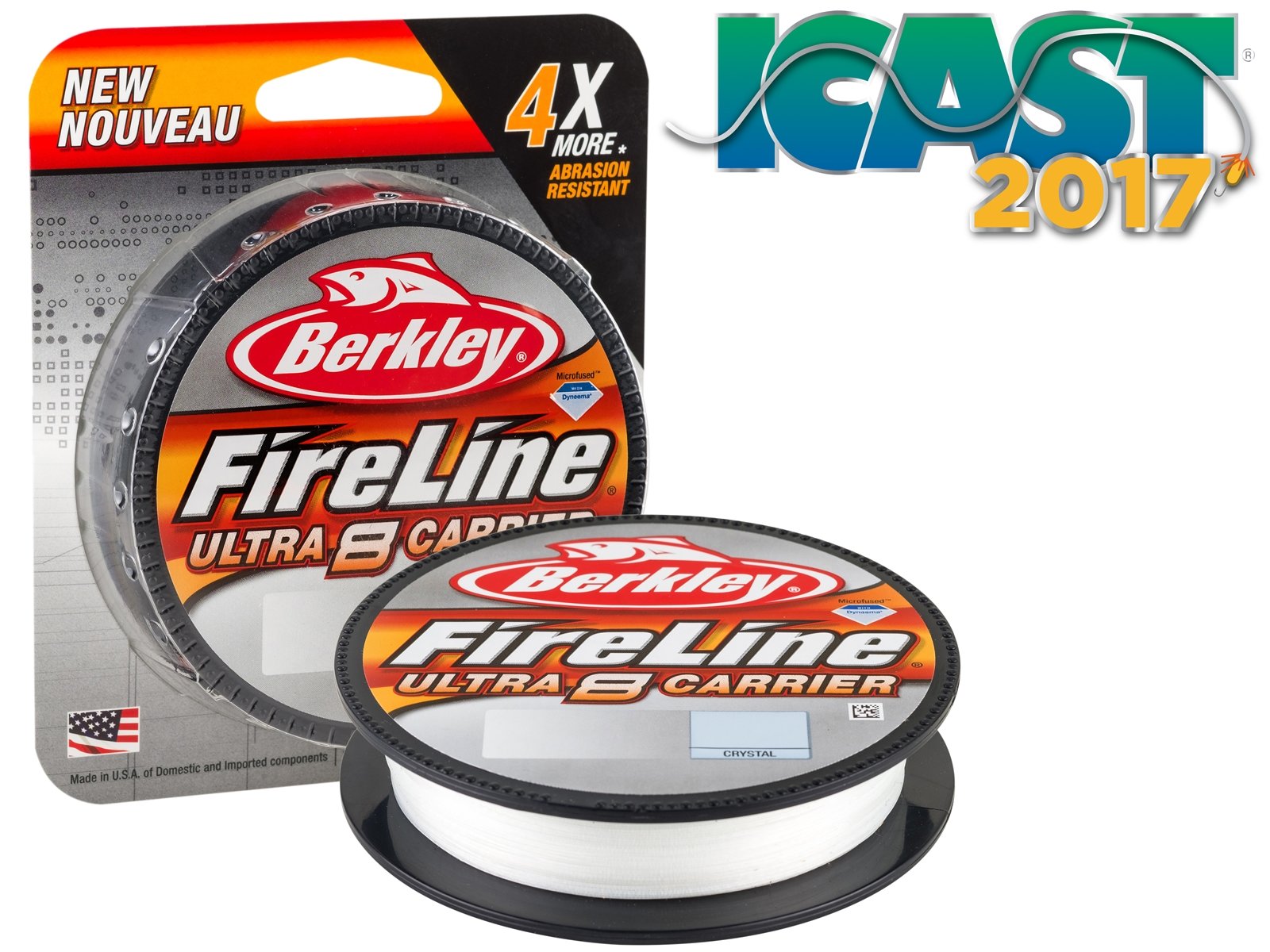 Fireline Ultra 8 Crystal 1800 meter - Bulk spole