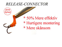 Release-Connector Salmon 5 stk. pakke