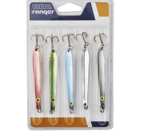 Hornfiskeblink Sortiment - 5 pack.