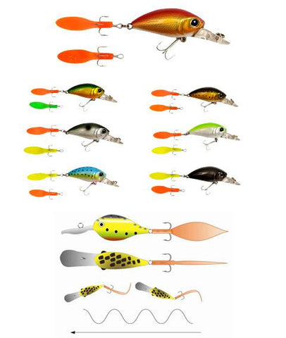 Innovative lures - SwimTail Wobler (45 + 55mm)
