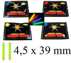 Knæklys 2 pack. incl. adapter.