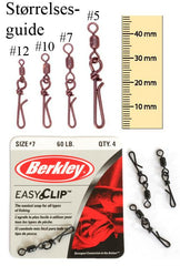 Berkley McMahon Easy Clip Svirvel