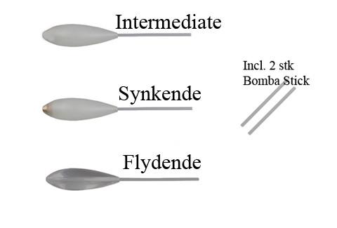 R. T. Bombarda Flåd 2 stk. pakke incl. Bombastick