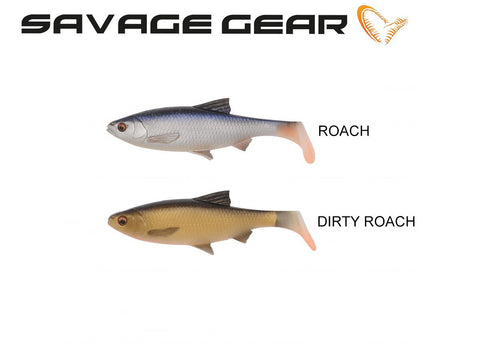 Savage Gear 3D LB River Roach Paddletail - 2 pak