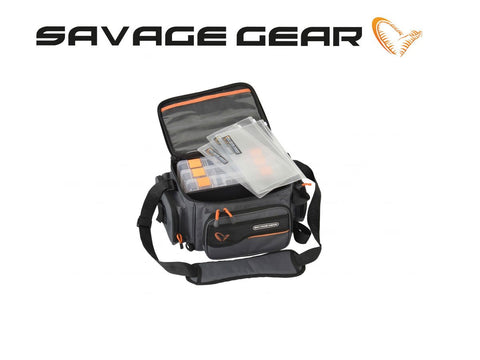 Savage Gear System Box Bag m/ 3 grejbokse & PP bags