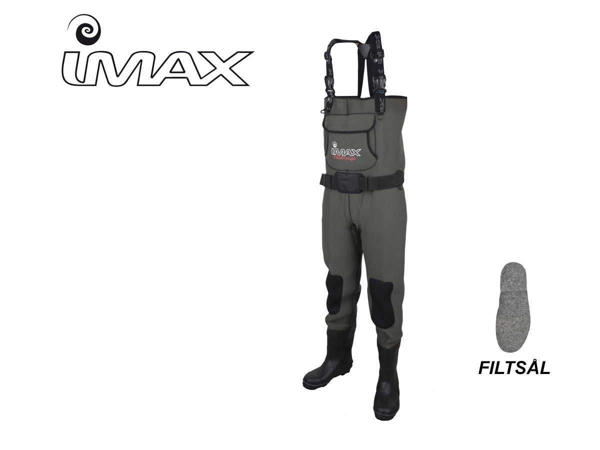 Imax Challenge Chest Neopren Waders med Filtsål