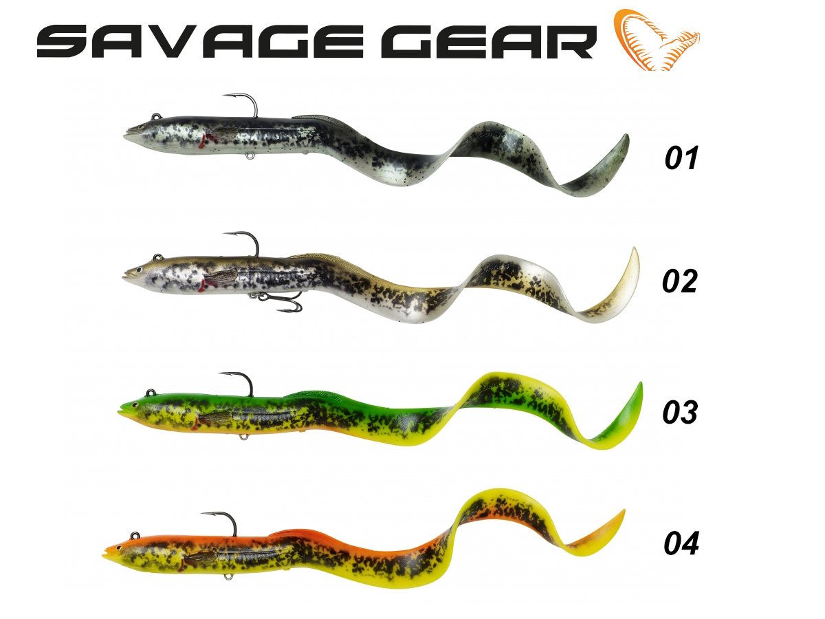 Savage Gear 4D Real Eel - Ready To Fish - NYHED 2020